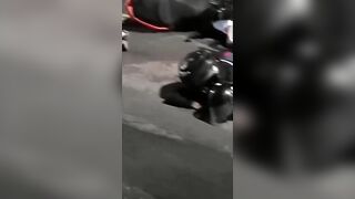 Good Samaritans Stop A Robbery In Brazil. (action And After