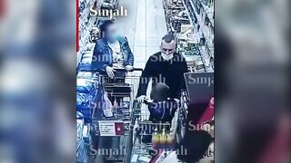 Madman Attacks Woman In Supermarket In Front Of Wife