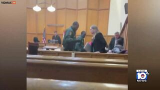 Man Drinks Bleach In Court After Jury Finds Man Guilty - Video