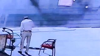 Moronik Security Guard Shot Himself While Sleeping On The Job