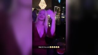 OJ Gets Brutally Redirected At Bar After Trying To Kiss Blo