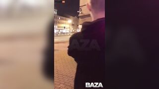 Russian Antifa Member Hit Directly In The Face By Anti-aircraft Gun