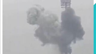 Attack On TV Tower In Kiev, Russia, Kills Five People (different Angles)