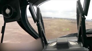 Russian KA-52 Helicopters Rain Down On Ukrainian Island Of Positi