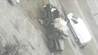 Russian Soldiers Ambushed In Kyiv Parking Lot