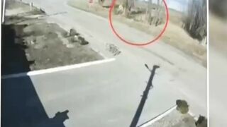 Russian Tank Blows Up Civilian Car, Kills Elderly Couple {AF