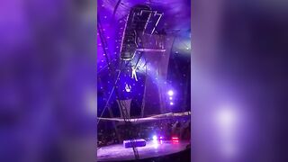 Creepy Circus Performer Falls 20ft During Show