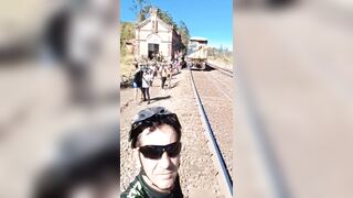 Man Hit By Train While Taking Selfie