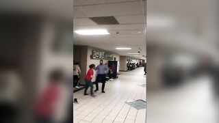 A Student Fights With The Principal, And Classmates Cheer Him On