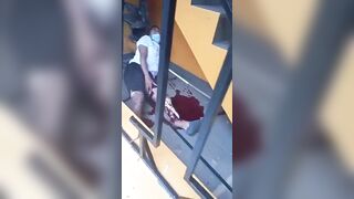 Thief Cried Like A Bitch After Falling From Third Floor. Time