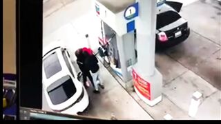 Thugs Try To Rob Retired Police Captain At Gas Station