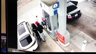 Thugs Try To Rob Retired Police Captain At Gas Station