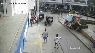 A Woman In Peru Fell From The Third Floor Of A School Building. This