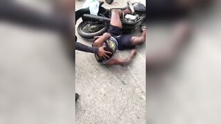 Cyclist Disabled Due To Traffic Accident