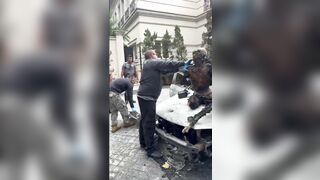 Brazilian Thief Turns Into Barbecue Grill
