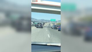 Crazy Naked Woman Blocks Auckland Freeway With Gunfire