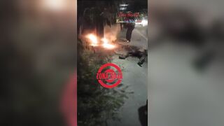 Depressed Man Sets Himself On Fire