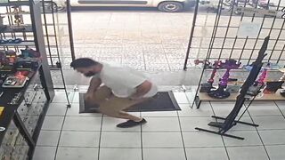 The Car Crashed Into The Store