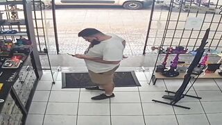 The Car Crashed Into The Store
