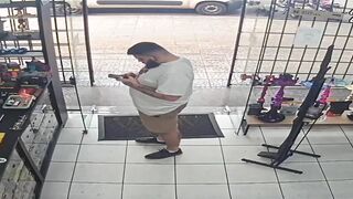 The Car Crashed Into The Store