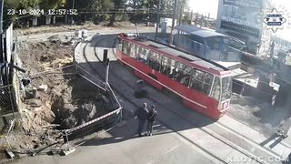 Polish Couple Accidentally Hit By Tram
