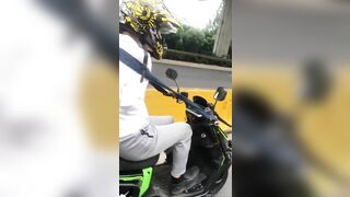 Squint-eyed Riding Without Hands