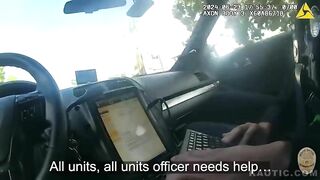 Police Car Collides With Civilian Car