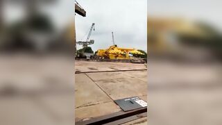 Crane Collapses During Testing