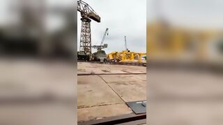 Crane Collapses During Testing