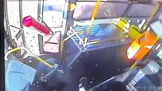 Lost-control Bus Crashes In Uruguay