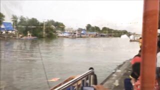 An Accident Occurred And A Man Jumped Off The Boat