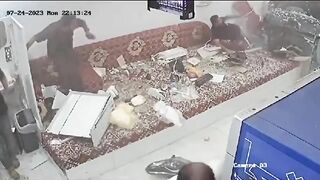 Crash In Allen's Snack Bar