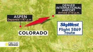 New Angle: SkyWest Airlines Plane's Engine Catches Fire After Landing In Denver