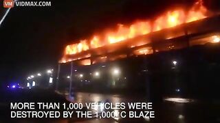 New Footage Shows Fire In Liverpool Car Park