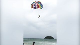 Nightmare Moment: Happy Paraglider Falls 30 Meters