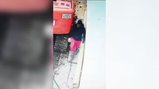 Unsuspecting Man Crushed By Excavator