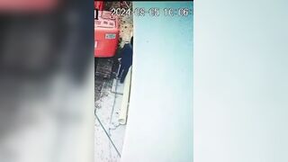 Unsuspecting Man Crushed By Excavator