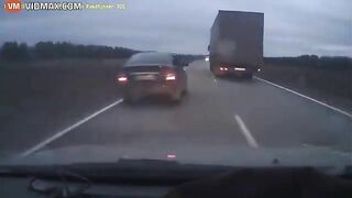 Overtaking In Poor Visibility Is Not A Good Idea