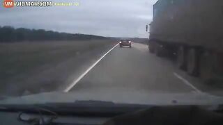 Overtaking In Poor Visibility Is Not A Good Idea