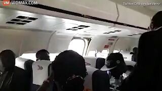 Emergency Door Falls Off During Landing, Causing Panic