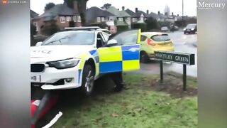 Passerby Rams Car Into Mailbox, Taunts Police