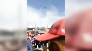 Pedestrian Hit Head-on By Bus