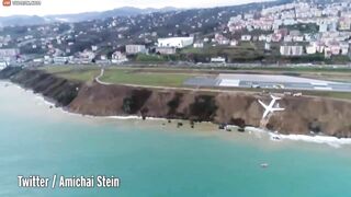 Pegasus Airlines Plane Skids Off Runway