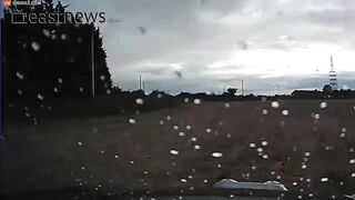 The Driver Panicked And Drove Into A Farmer's Field