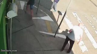 Mobile Phone Thief Hit By Bus