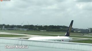 South Korean Plane Veers Off Runway And Catches Fire, Pilot Injured