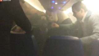 Airline Passengers Panic: Fire Breaks Out On Plane Full Of Passengers