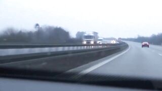 Chasing Stolen Audi A5 On The Highway Ends In Tragedy