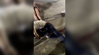Pretty Girl And Her Husband Had A Motorcycle Accident