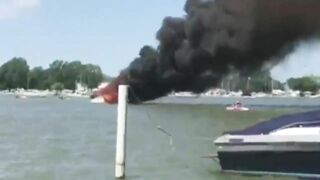 Quick Thinking Helps Avoid Disaster When Ship Catches Fire